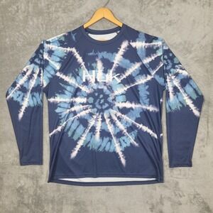 Huk Shirt Mens XL Long Sleeve Tie Dye Sun Protection Performance Fishing